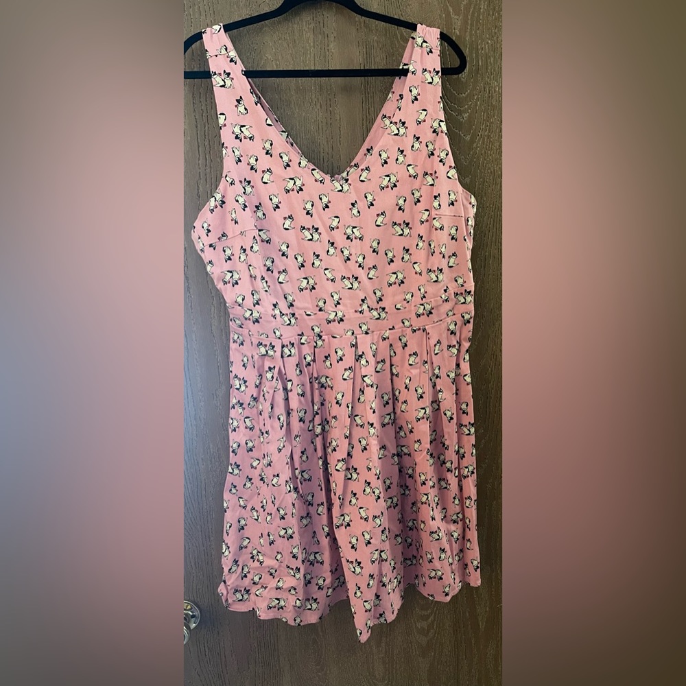 ModCloth French bulldog dress